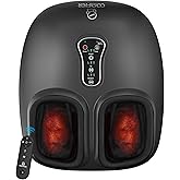 COMFIER Shiatsu Foot Massager with Heat, Kneading Rolling,Vibration, Compression,Remote Control,Foot Massage for Neuropathy,Plantar Fasciitis,Size 13“