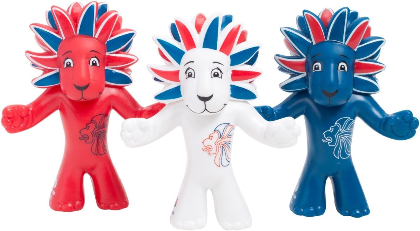 Amazon ロンドン五輪公式グッズ マスコット Team Gb ライオン フィギュア ３体セット 並行輸入品 人形 ドール おもちゃ