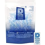 Dry & Dry 0.5(Half) Gram [100 Packets] Pure & Safe Silica Gel Packets Desiccant Dehumidifiers Silica Gel Packs - Food Safe Si