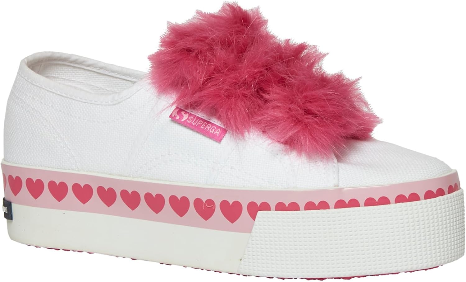 superga white pink