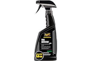 Meguiar's Professional Final Inspection M3416 - Detailer Spray for Removing Light Dust, Contaminants, Smudges and Finger Prints, Car Detailer Spray Effective as a Clay Bar Lubricant, 16 Oz