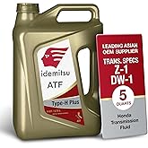 Idemitsu ATF Type H-Plus Transmission Fluid &ndash; 5 Quart | For Honda ATF Z-1 &amp; DW-1 | Smooth Shifting &amp; Anti-Wear Protection | ISO &amp; IATF Certified