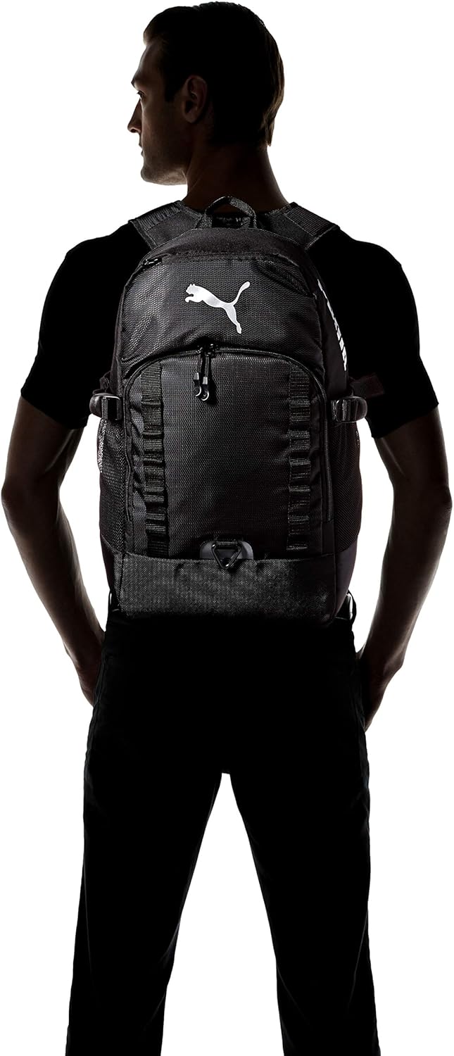 PUMA Men's Fraction Backpack, black, One Size: Clothing