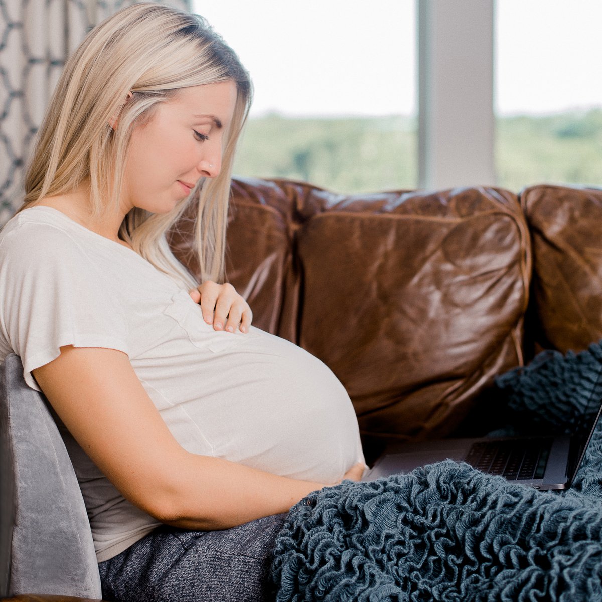 OCCObaby Pregnancy Pillow Wedge Memory Foam Maternity Pillow for Body