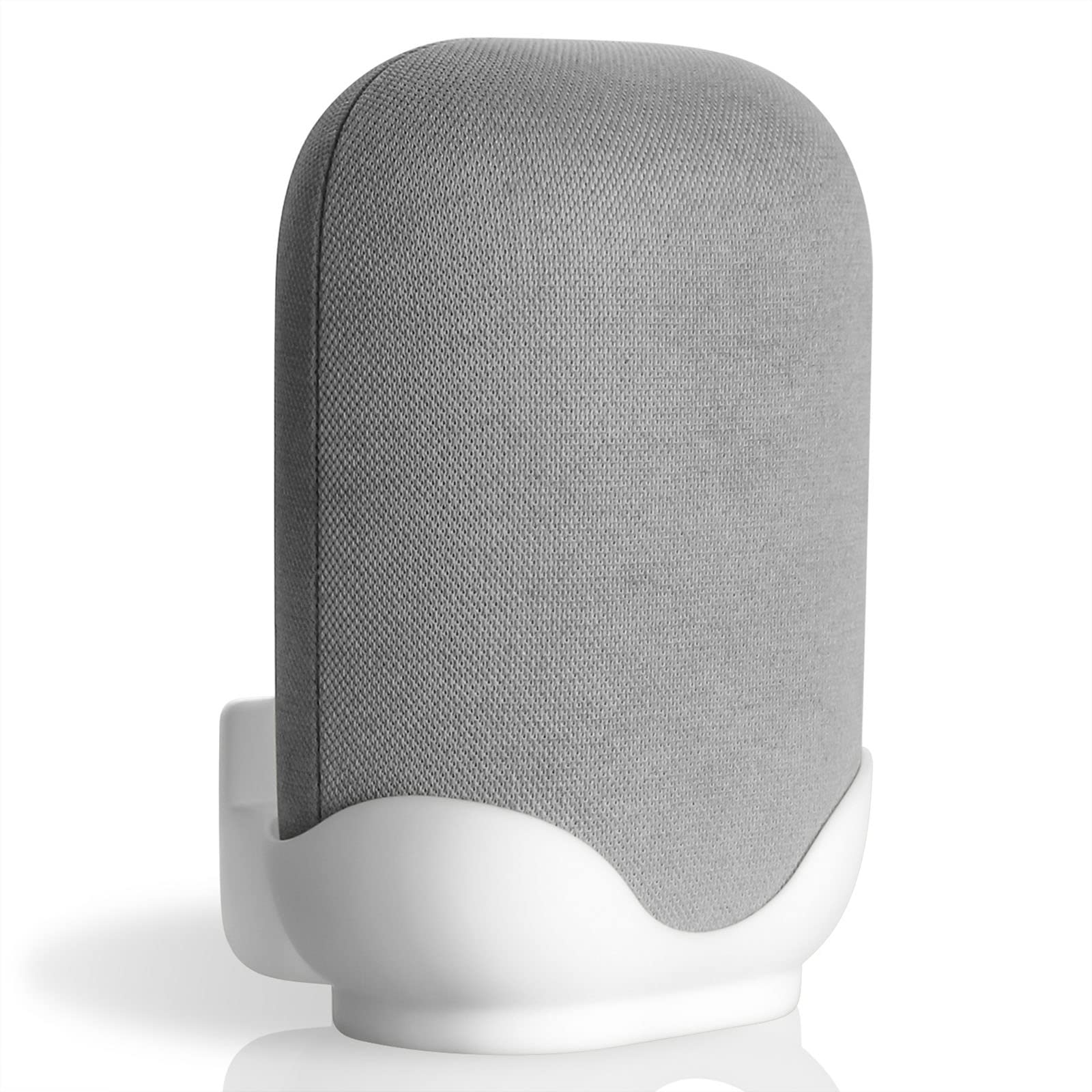 Speaker Wall Mount Stand Fixed Holder Desktop Stand Compatible with Google Nest Audio Smart Speaker (White)