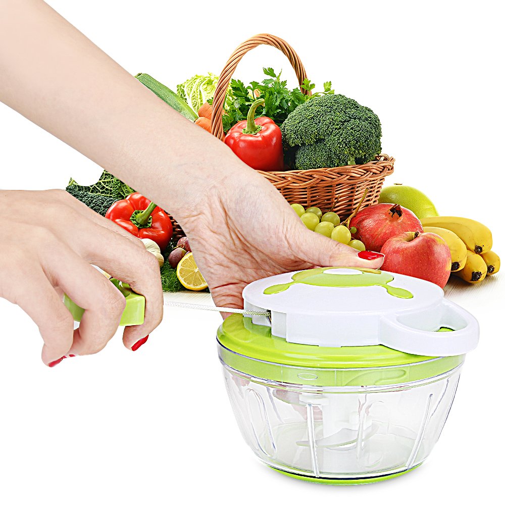 Cortador verduras Picadora de carne Picadora de verduras Manual de ml Cuchillas