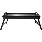 Natural Living 3020342BK Folding Breakfast Tray, Black