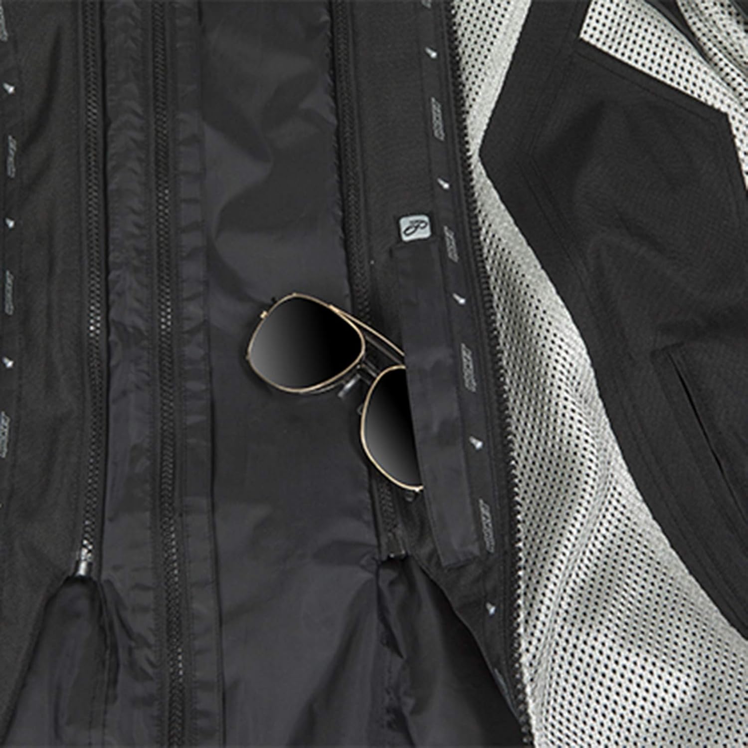 Joe Rocket Men’s Phoenix 6.0 Black Mesh Armor Jacket: Clothing