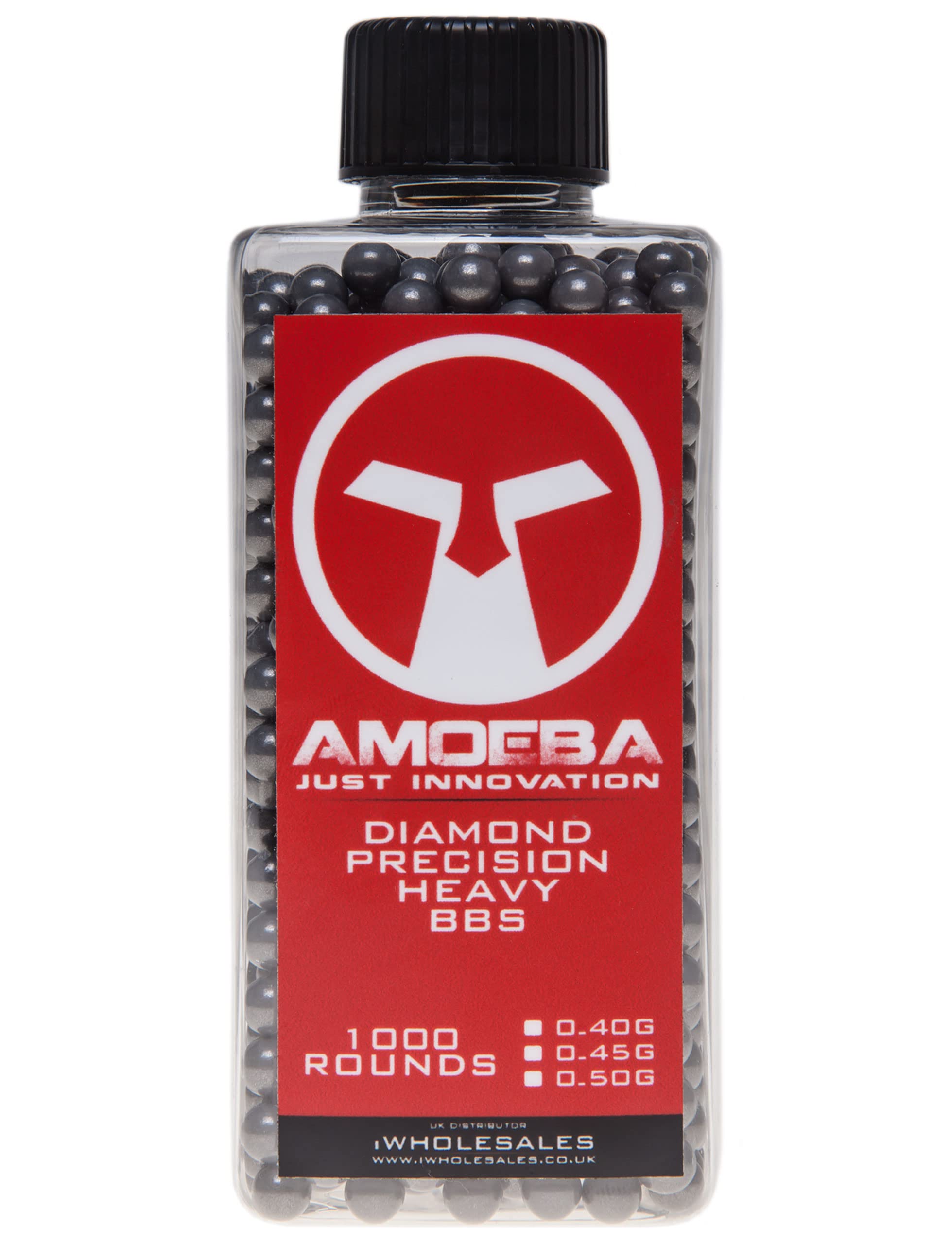 Ares Amoeba Diamond Precision 0.50g 6mm 1000 Airsoft BB's Pellet Refill Bottle High Accuracy