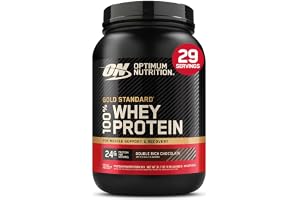 Optimum Nutrition Gold Standard 100% Whey Protein Powder, Double Rich Chocolate 1.98 Pound (Packaging May Vary)