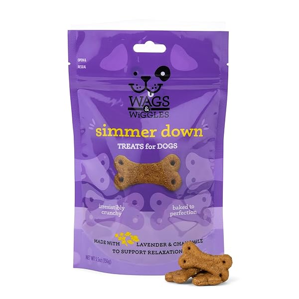 WAGS & WIGGLES SIMMER DOWN CALMING TREATS FOR...