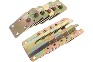 Alipis 6pcs Interlocking Picture Frame Hangers Iron Hooks with Stable Design for Hanging Photos