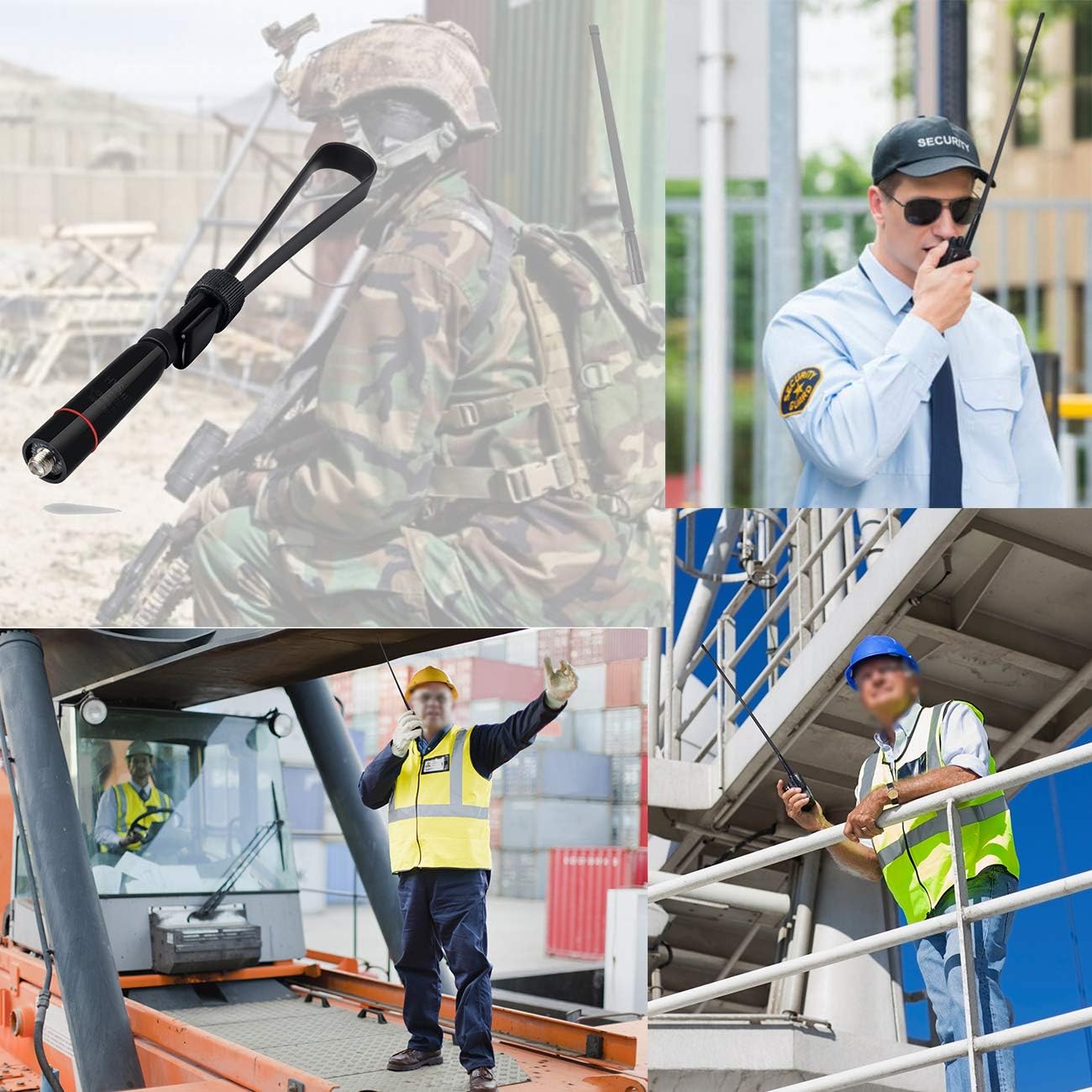 HYS SMA Female Antenna 15.3-Inch Foldable Dual Band UV VHF/UHF 144/430Mhz CS Tactics Antennas for Kenwood TYT BAOFENG UV-82 UV-B5 GT-3 BF-F8HP UV-5RA UV-5RE UV-5R: Home Audio & Theater