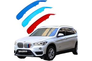 VaisbyTown Automotive Grill Inserts for BMW X1 F48 2016-2019 7-Beam, Front Grille Accessories