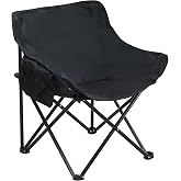 Mocolation Outdoor Camping Chairs Folding/Portable, Carry Bag,Black