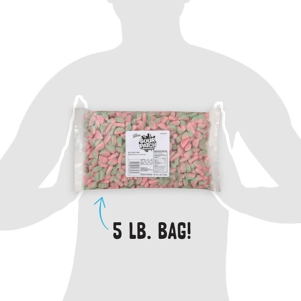 SOUR PATCH KIDS WATERMELON SOFT & CHEWY CANDY, 80 OZ BAG