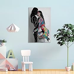 Lesbian Couple Wall Art Sexy Canvas Art Posters for