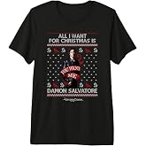 Vampire Diaries All I Want for Christmas is Damon Salvatore Premium Tri-blend T-Shirt