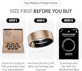 Ultrahuman Ring AIR Rose Gold Size 7 Sleep Tracking No Subscriptions view 2