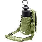 GYMOBAG Magnetic Gym Bag for Men & Women – Strong Magnets, Waterproof Crossbody Sling with AirTag Pocket & Pouch –Magnetic Water Bottle Holder Fits 64oz, Travel/Sports/Work Bag Ideal for Everyday Use