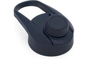 Simple Modern Chug Sports Lid - Fits All Summit and Hydro Flask Wide Mouth Water Bottle Sizes - Leak Proof Handle Cap for 10, 12, 14, 16, 18, 20, 22, 24, 32, 40, 64 & 84 oz Deep Ocean