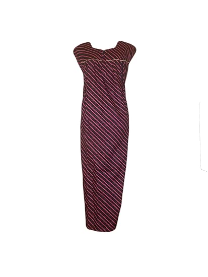 Cotton Half Sleeve Feeding/Maternity Nighty Free Size Printed Design