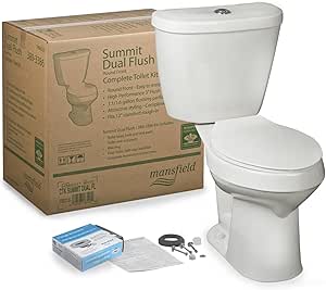 Mansfield Plumbing 43800017 DUAL-FLUSH SUMMIT TOILET ...