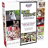 What Do You Meme? Prank Puzzles - Kitty Cat Collage - 500 Piece Jigsaw Puzzle - Warning: This is a Prank Puzzle for Adults Ch
