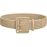 JASGOOD Straw Woven Wide Waist Belt for Dress Womens Boho Braided Belt Fashion Rattan Ladies Big Buckle Dress Belt