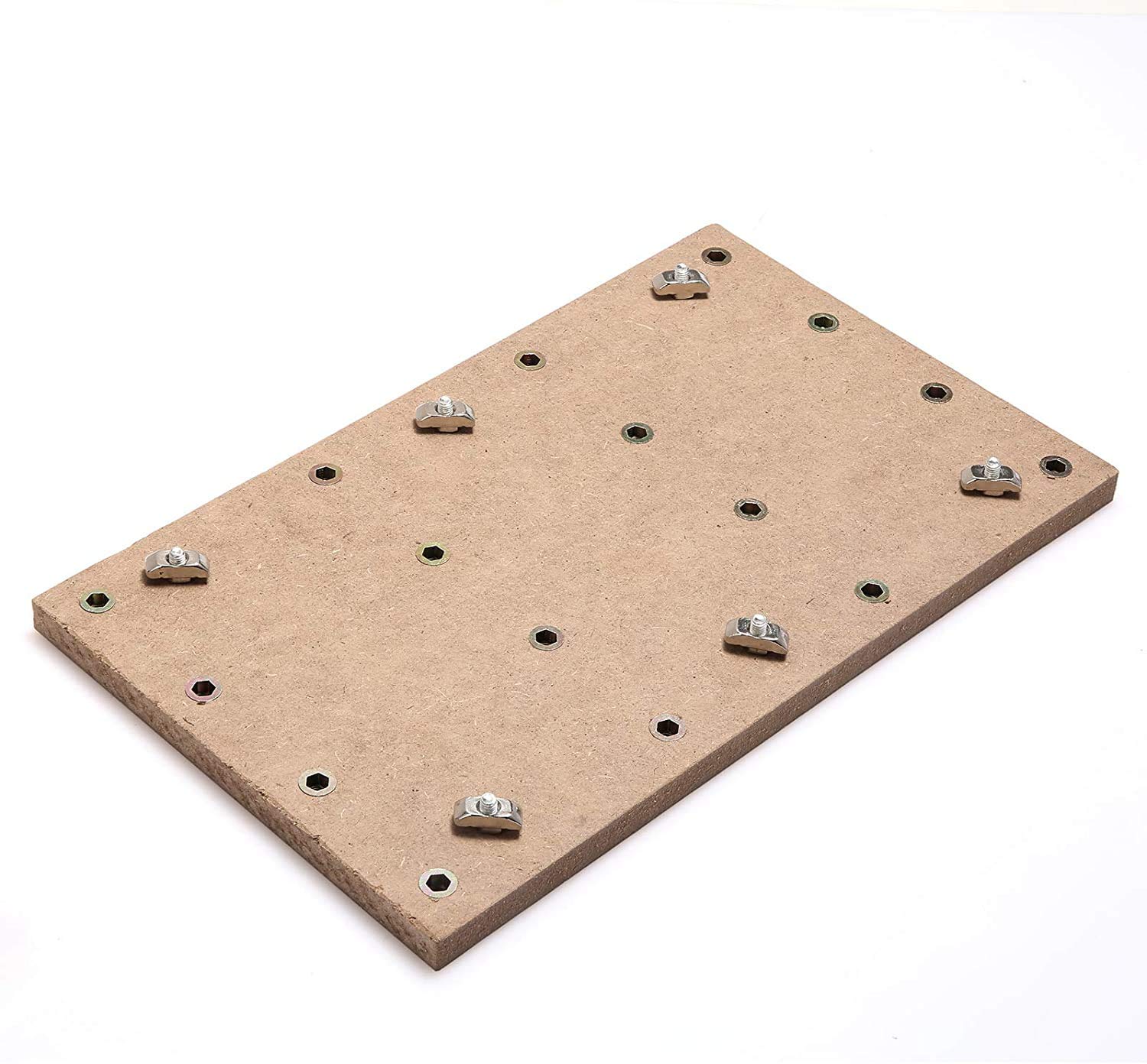 Genmitsu CNC MDF Spoilboard Table for 3018 CNC Router Machine, 30 x 18 x 1.2cm (11-4/5''x 7''x 1/2''), M6 Holes (6mm), Screws and Nuts Included