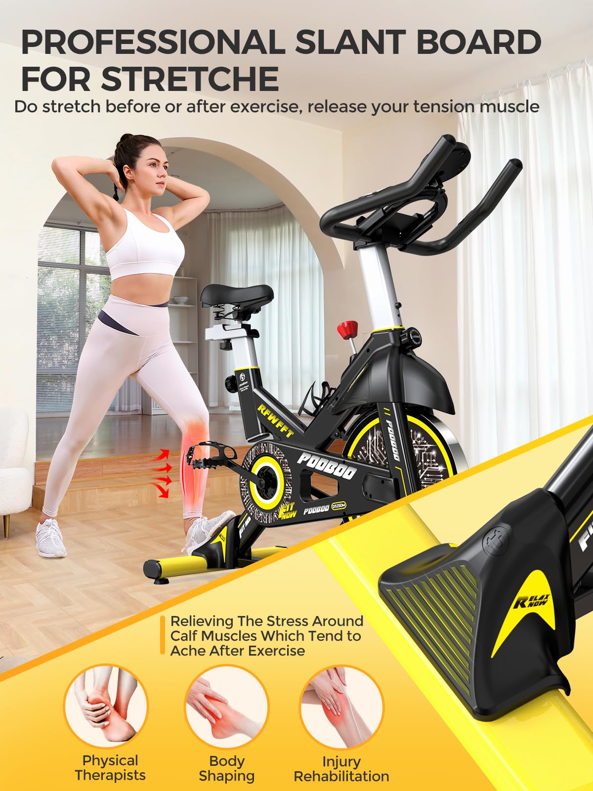 Magnetic Resistance Quiet Indoor Bike Recumbent Exercise Bikes For