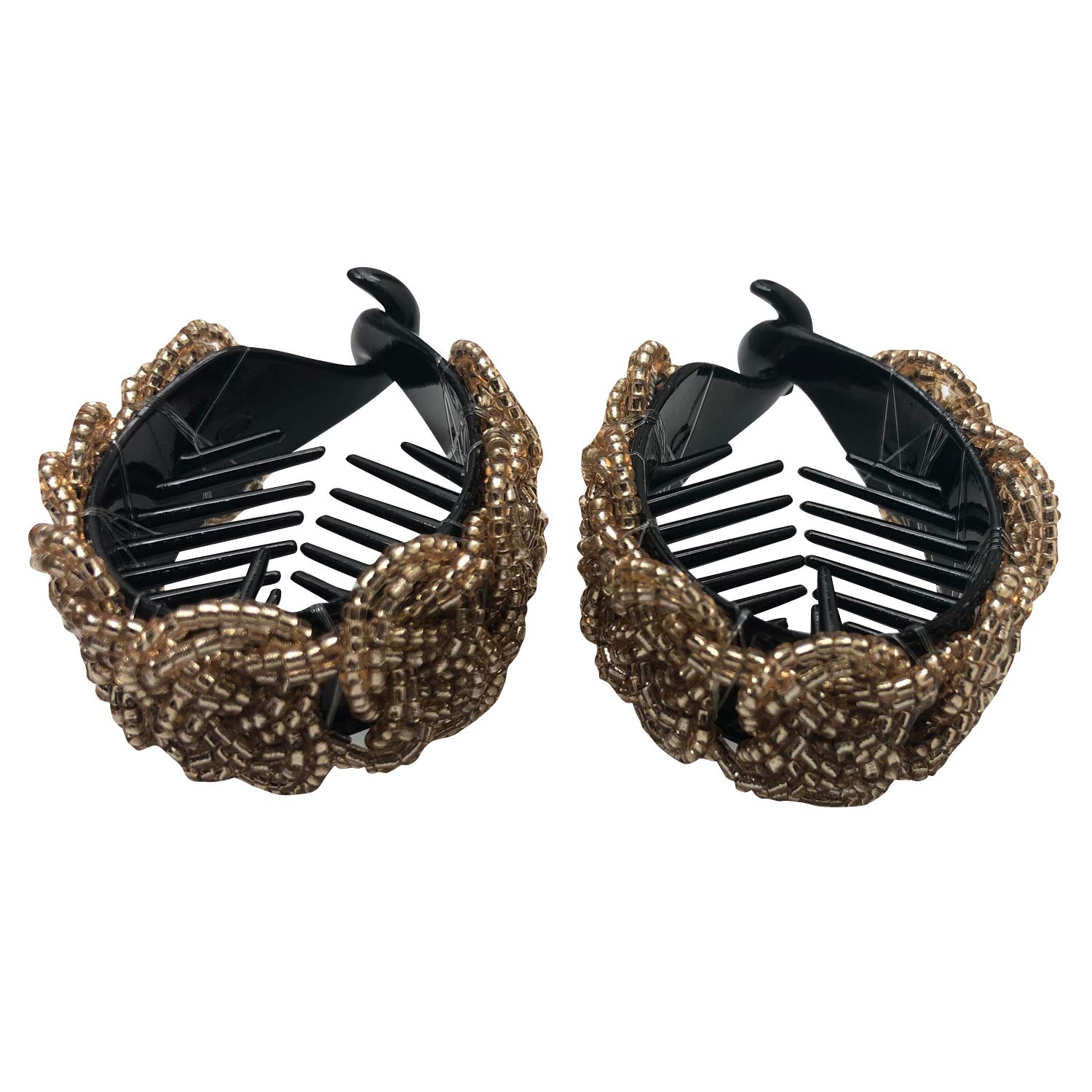 Round Hair Clip Hair Braider Ponytail Holder Banana Clip Hair