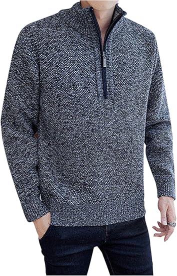 Zip up pullover mens Clearance