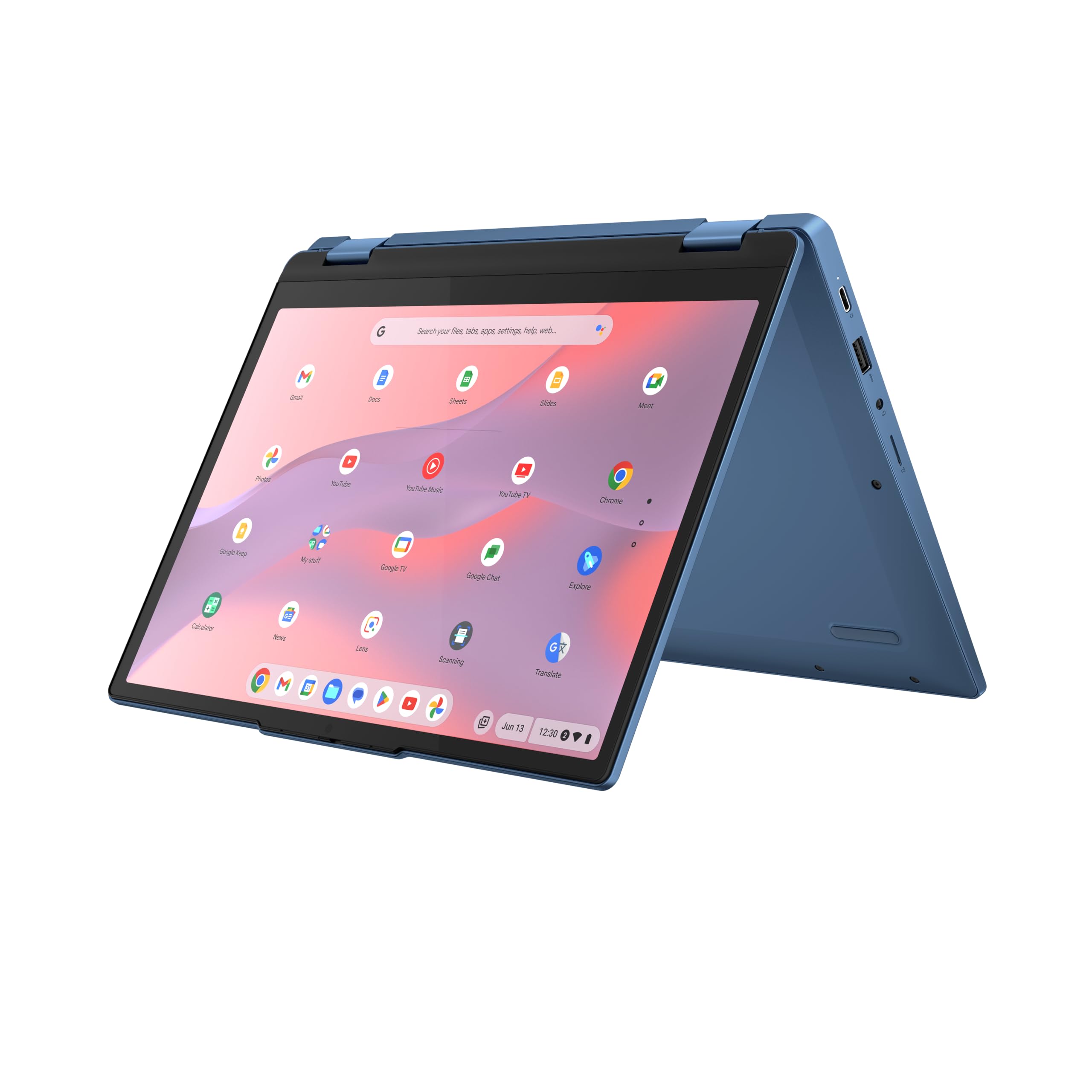 Lenovo Chromebook クロームブック IdeaPad Flex 3i Gen8 12.2インチ インテル® プロセッサー N100搭載 メモリ4GB eMMC 64GB バッテリー駆動12.0時間 重量1.25kg アビスブルー 82XH001KJP