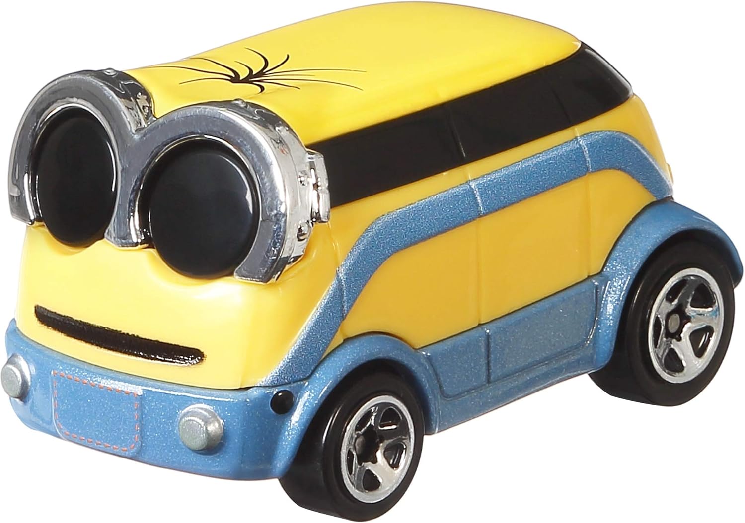 Hot Wheels Character Cars Minions The Rise of Gru Kevin 1:64th Scale DieCast Vehicle 2/6, Grey, 6 cm