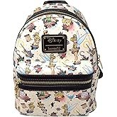Loungefly Disney Peter Pan Tinkerbell Tattoo Print Womens Double Strap Shoulder Bag Purse