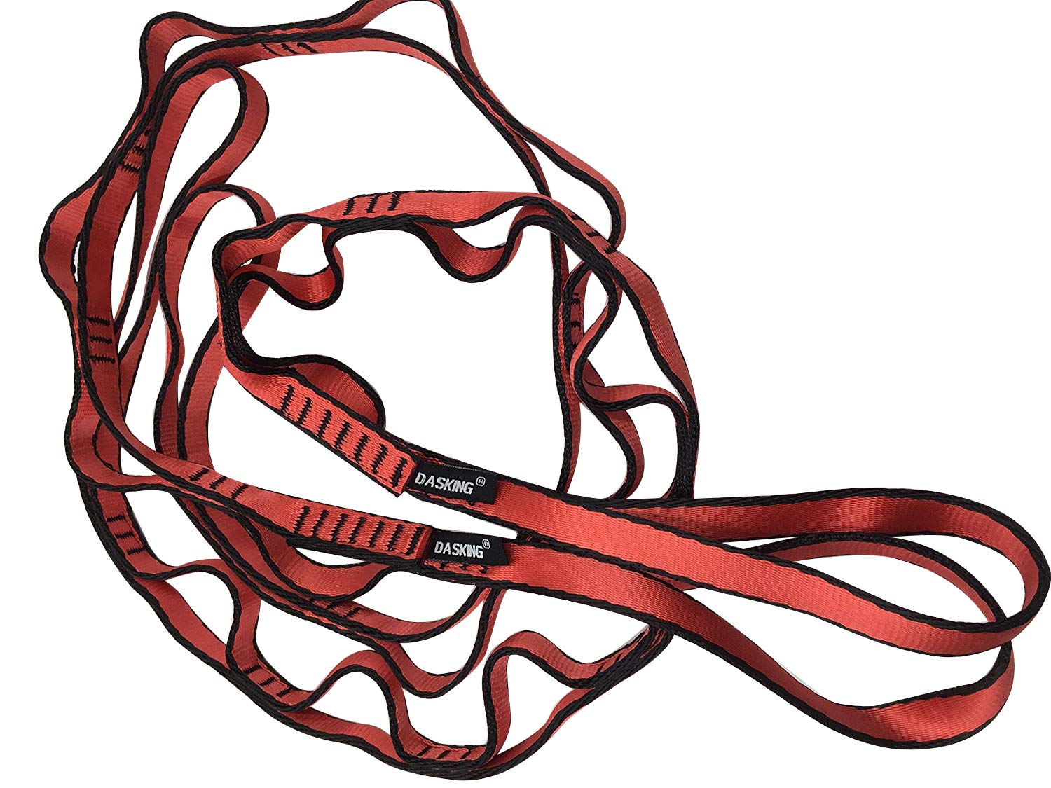 DASKING 2pcs Adjustable Daisy Chains 23KN Strong Climbing Strap Nylon