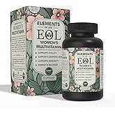 Elements of Life Multivitamin for Women – Daily Women’s Vitamins with MethyFolate, Organic Ingredients & Natural Supplements for Energy, Vitality & Health – Multivitamin for Women Hair & Skin Support