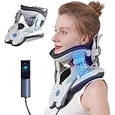 ALPHAY Cervical Neck Traction Device,Electric Air Pump with 3 Power Traction, Built-in 8 Airbag, Neck Pain Relief and Relaxation