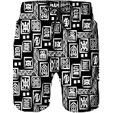 LXDtrading Mens Swim Trunks with Mesh Lining,Quick Dry Swimsuit Board Shorts Beach Pants Swimwear Bathing Suits