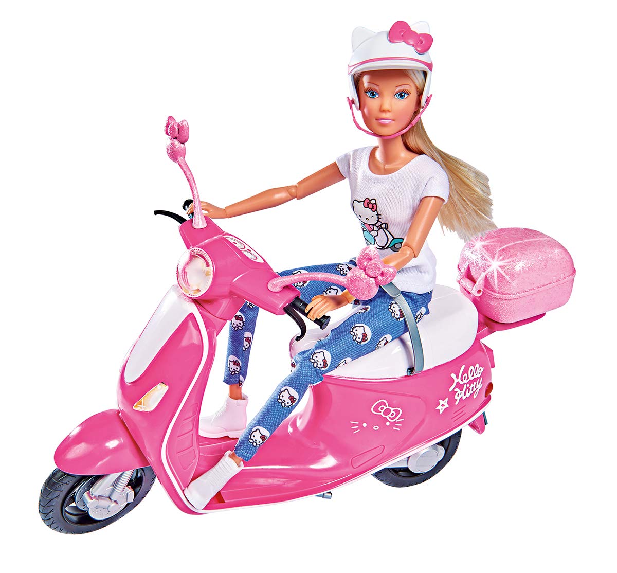 Simba 109283024 Hello Kitty Steffi Love Scooter, Multi-Colour