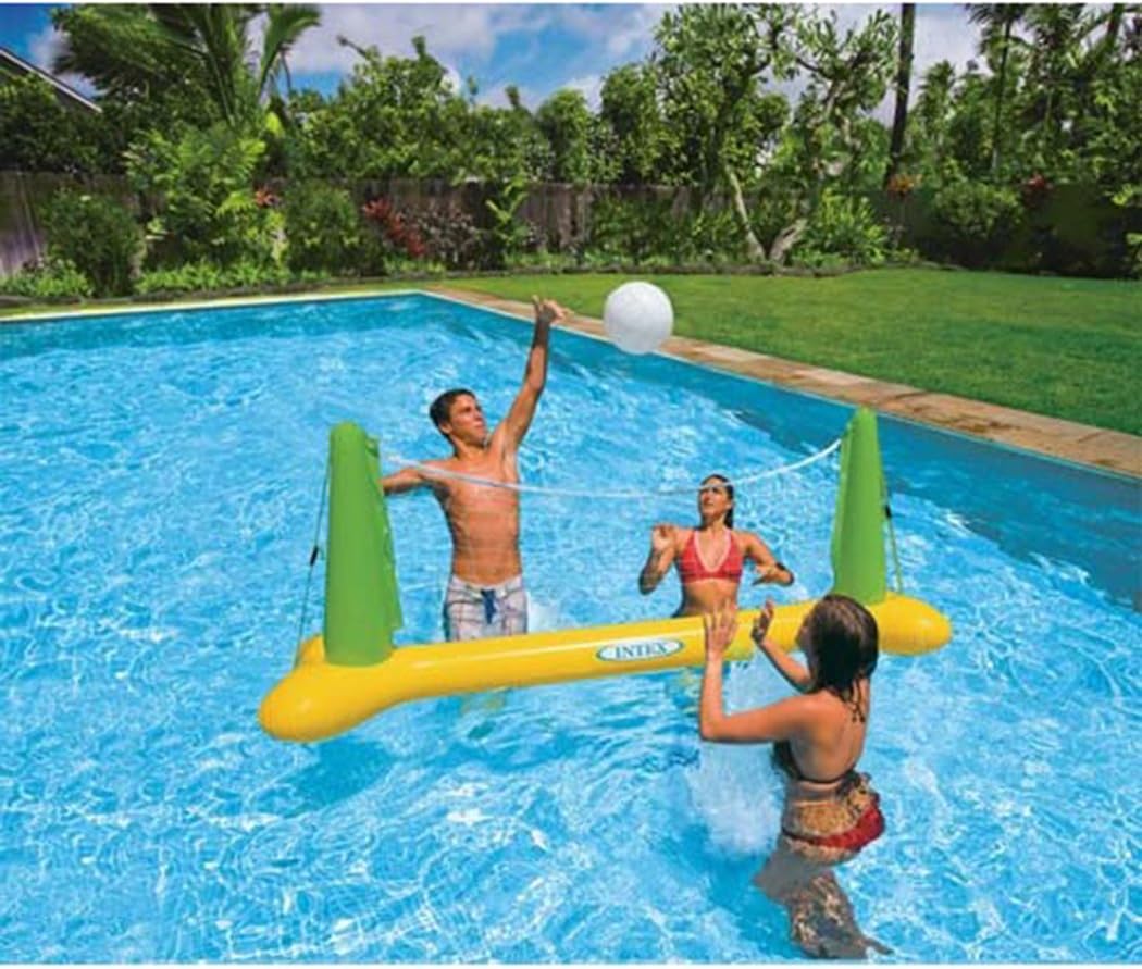 Intex Swimming Pool Volleyball Game Aqua Fun Inflatable Floating Goal