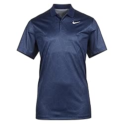 Nike Men's Dri-FIT Victory Golf Polo Navy | White