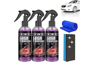 SIHUAN Newbeeoo Car Coating Spray, High Protection 3 in 1 Spray, 3 in 1 High Protection Quick Car Ceramic Coating Spray, 3-in-1 High Protection Car Spray (3pcs-30ml)