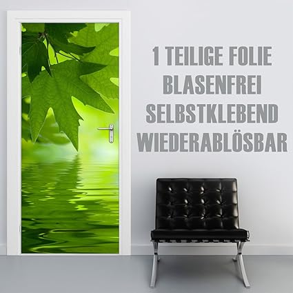 XXL-Tapeten Türtapete selbstklebend TürPoster Maple Sea im Format 90x210cm - Türfolie Klebefolie von Trendwände
