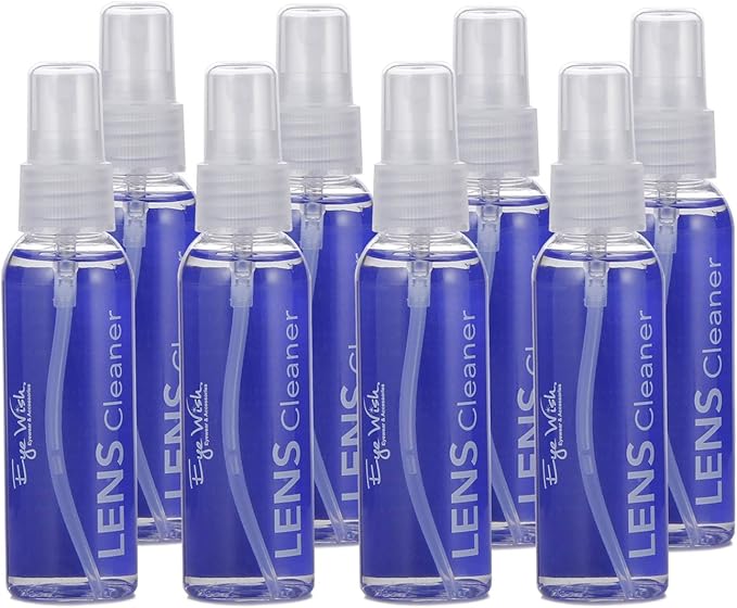 Eyeglass Lens Cleaner Spray 8 Pack of 2oz Glasses