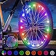 Activ Life LED Bike Wheel Lights with Batteries Included, Get 100% Brighter and Visible from All Angles for Ultimate Safety &