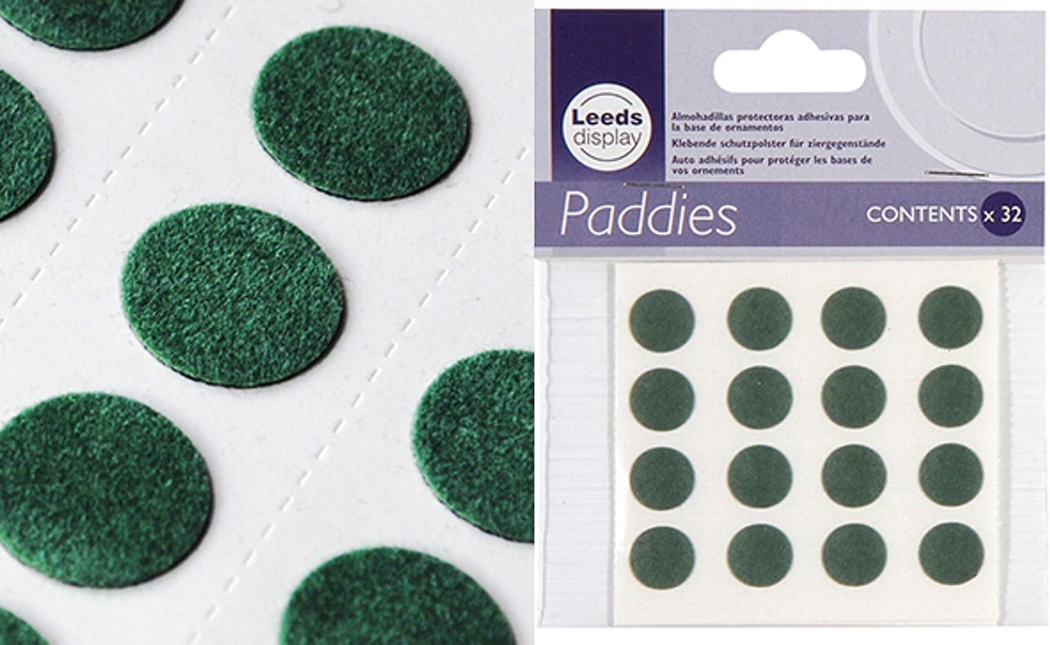 Laminate & Vinyl Flooring GREEN FELT PADS 40Pc SmallLarge Self Adhesive Feet Protective