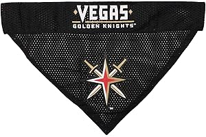 Pets First NHL LAS VEGAS GOLDEN KNIGHTS BANDANA for DOGS & CATS, Large/X-Large. - Cute & Stylish Bandana! The Perfect HOCKEY FAN Scarf Bandana, great for Birthdays or any Party!