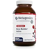 Metagenics Bone Builder Active - Calcium, Magnesium, Phosphorus & Vitamin D Supplement* - Supports Bone Density, Strength & Healthy Aging* - Non-GMO, Gluten-Free - 180 Tablets